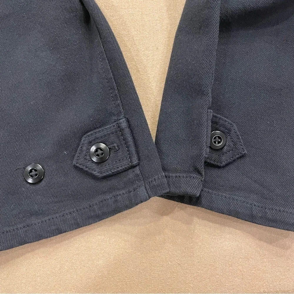 Aritzia Wilfred Free Black Denim Adjustable Cuff Black Cargo Pants Size 4